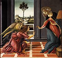 Cestello Annunciation, 1489-90, botticelli
