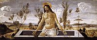 Christ in the tomb, 1488, botticelli