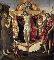 Holy Trinity, 1491-93, botticelli