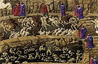 Inferno, Canto XVIII, 1480, botticelli