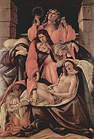 Lamentation over the Dead Christ, 1490, botticelli