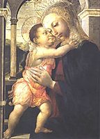 Madonna and Child, 1467, botticelli