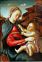 Madonna and Child, 1470, botticelli