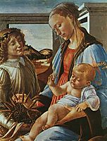 Madonna and Child with an Angel, botticelli
