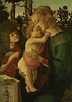 The Madonna and Child with the Infant Saint John the Baptist, botticelli