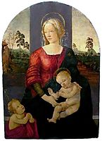 Madonna and Child with St. John the Baptist, botticelli