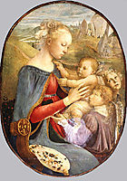 Madonna and Child with Two Angels, botticelli