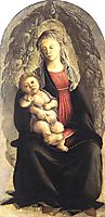 Madonna in Glory with Seraphim, 1470, botticelli