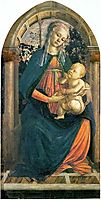 The Madonna of the Roses, c.1470, botticelli