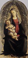 Madonna in Glory with Seraphim, 1469-70, botticelli
