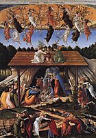The Mystical Nativity, c.1500, botticelli