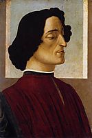 Portrait of Giuliano de Medici, 1475, botticelli