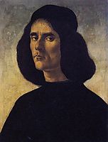 Portrait of a Man, 1490, botticelli
