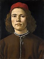 Portrait of a Young Man, 1483, botticelli