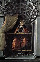 Saint Augustine in his cell, 1490-92, botticelli