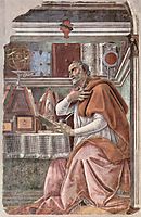 St Augustine, c.1480, botticelli