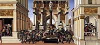 The story of Lucretia, 1496-1504, botticelli