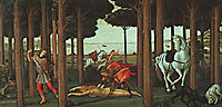 The Story of Nastagio, c.1483, botticelli