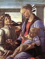Virgin and Child with an Angel, 1470, botticelli