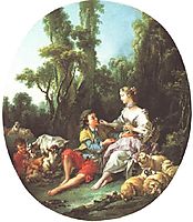 Are They Thinking About the Grape?, 1747, boucher