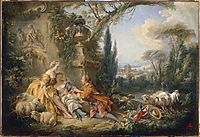 Charms of Country Life, 1737, boucher