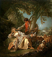 The Interrupted Sleep, 1750, boucher