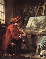 The Painter in his Studio , 1735, boucher