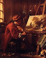 The Painter in His Studio, 1753, boucher
