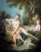 Venus comforts Amor, boucher