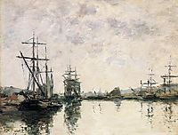 The Basin at Deauville, 1890, boudin