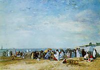 The Beach, 1867, boudin