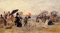 Beach Scene, 1887, boudin