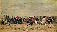 Beach scene, boudin