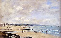 Beach at Trouville, 1893, boudin
