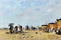Berck, the Beach, 1882, boudin