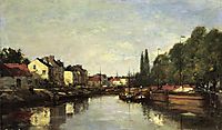 Brussels, the Louvain Canal, boudin
