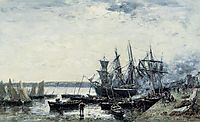 Camaret, the Port, 1872, boudin
