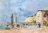 The Cliffs at Dieppe and the -Petit Paris- , boudin