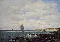 Coast of Brittany, 1870, boudin
