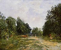 Cordier Park, Trouville, c.1883, boudin