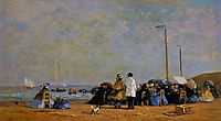 Crinolines on the Beach, 1863, boudin