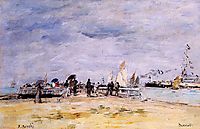 Deauville, the Jetty, c.1890, boudin