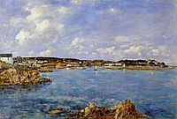 Douarnenez, the Bay, View of Tristan isle, 1897, boudin