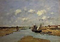 Etaples, La Canache, Low Tide, 1890, boudin