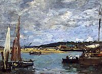 The Ferry to Deauville, c.1870, boudin