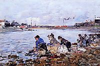 Laundresses on the Banks of the Touques, boudin