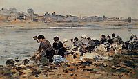 Laundresses on the Banks of the Touques, boudin