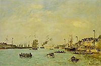 Le Havre, the Outer Harbour, 1894, boudin