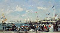 Le Havre, the regatta festival, 1869, boudin