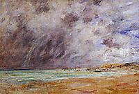 Le Havre. Stormy Skies over the Estuary., c.1894, boudin